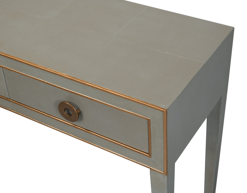 Gabriella Console, Storm Grey by Sarreid Ltd - view 5