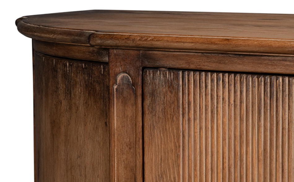 Brooks Demilune, Brown by Sarreid Ltd - view 10