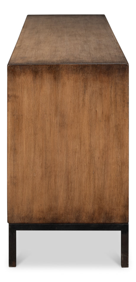 Becket Sideboard, Brown by Sarreid Ltd - view 9
