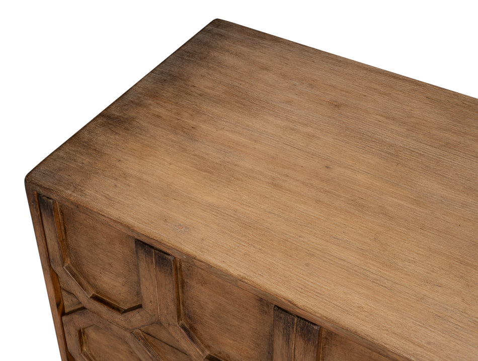 Becket Sideboard, Brown by Sarreid Ltd - view 5