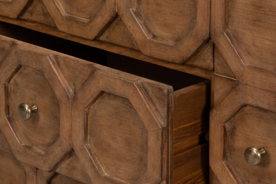 Becket Sideboard, Brown by Sarreid Ltd - view 7