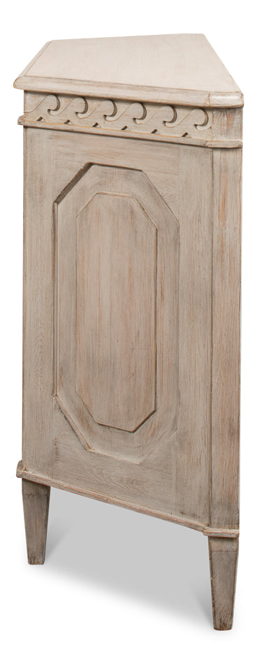 Wrenn Credenza, Stone Grey by Sarreid Ltd - view 9