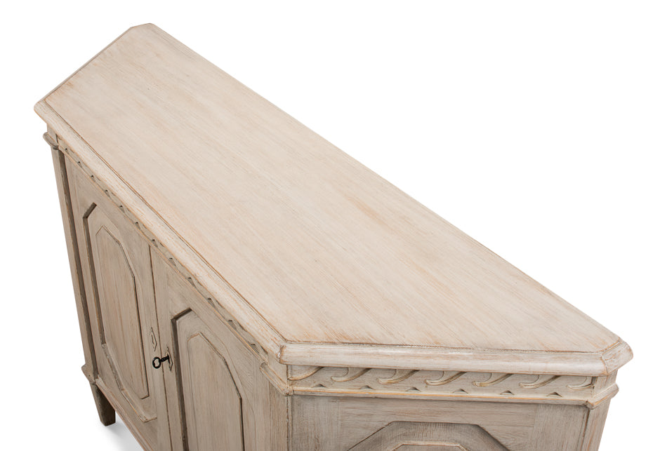 Wrenn Credenza, Stone Grey by Sarreid Ltd - view 4