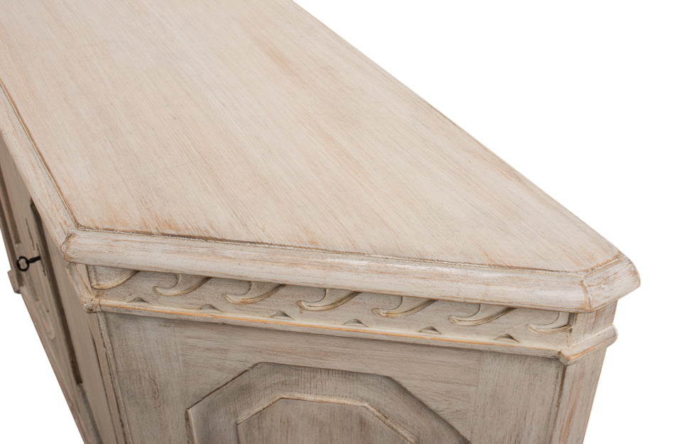Wrenn Credenza, Stone Grey by Sarreid Ltd - view 5