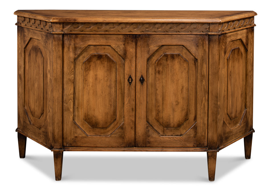 Wrenn Credenza, Brown by Sarreid Ltd - view 2
