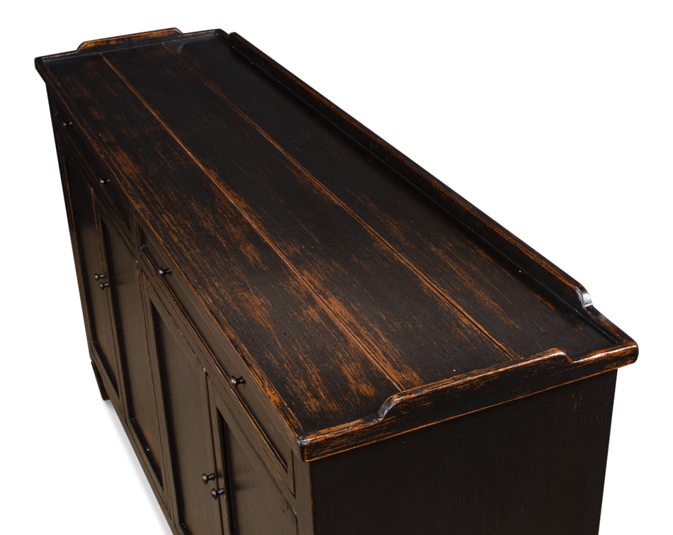 Madigan Sideboard, Antique Black by Sarreid Ltd - view 4