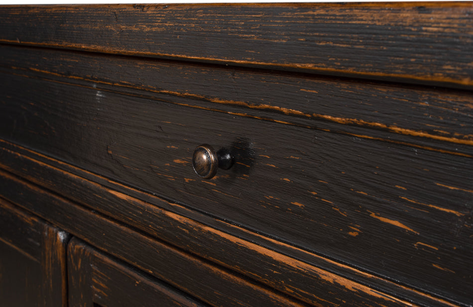 Madigan Sideboard, Antique Black by Sarreid Ltd - view 7