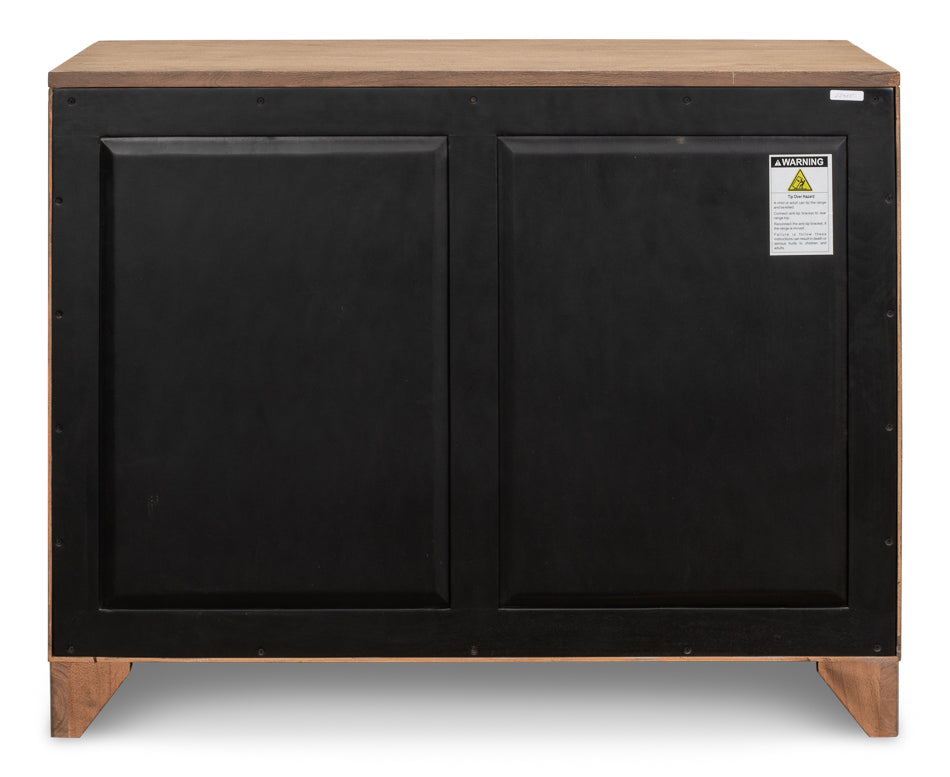 Augustus 2 Door Cabinet by Sarreid Ltd - view 8
