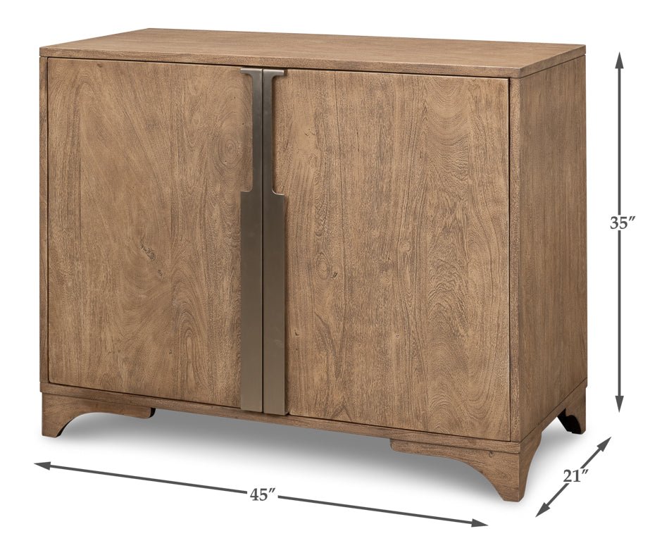 Augustus 2 Door Cabinet by Sarreid Ltd - view 7