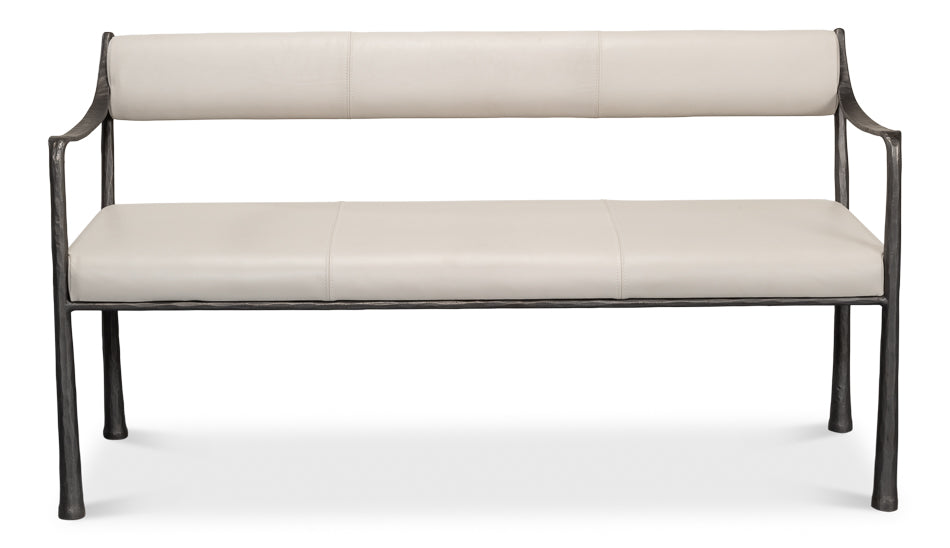 Eliana Bench by Sarreid Ltd - view 2