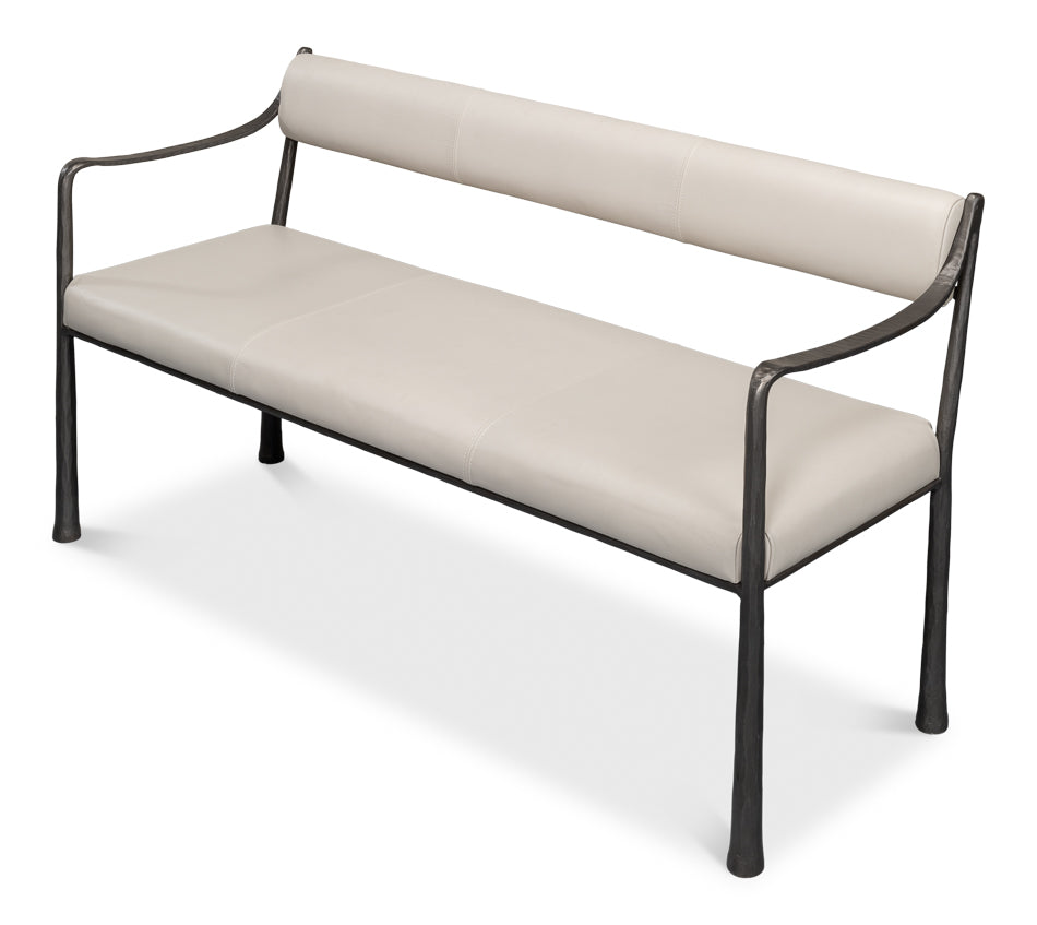 Eliana Bench by Sarreid Ltd - view 4