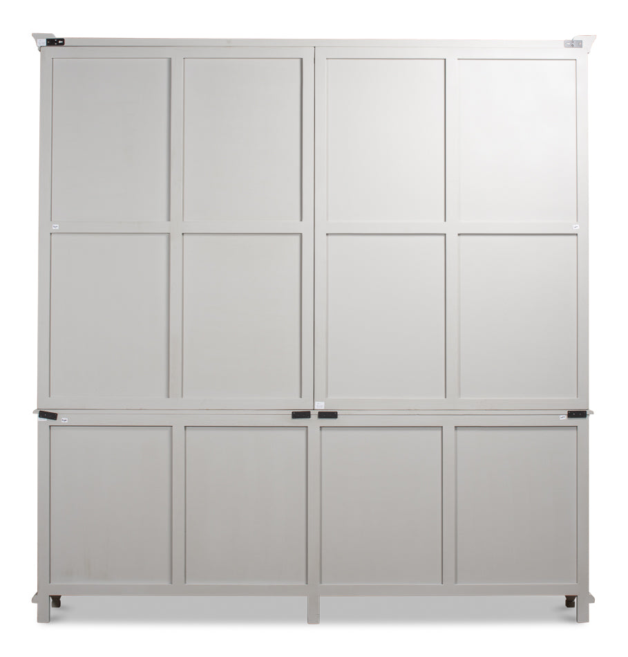 Harper Glass Front Bookcase by Sarreid Ltd - view 8