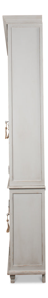 Harper Glass Front Bookcase by Sarreid Ltd - view 9