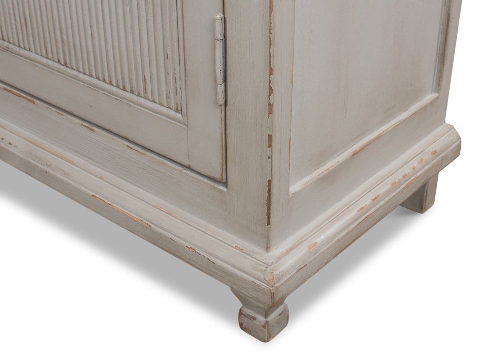 Harper Glass Front Bookcase by Sarreid Ltd - view 11
