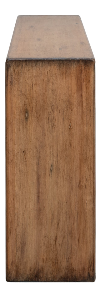 Mantel Console, Brown by Sarreid Ltd - view 8