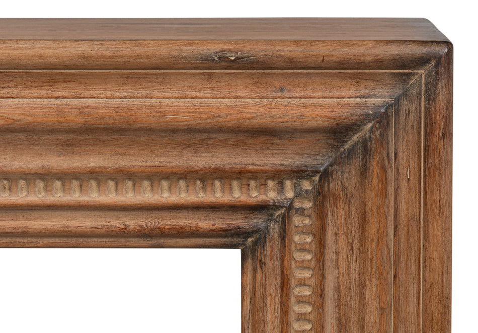 Mantel Console, Brown by Sarreid Ltd - view 9