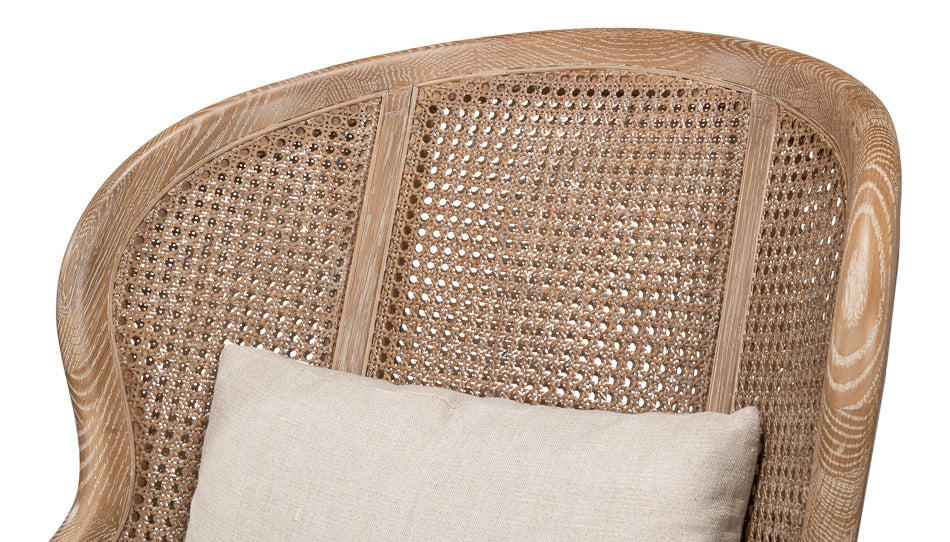 Randolph Wing Chair by Sarreid Ltd - view 10