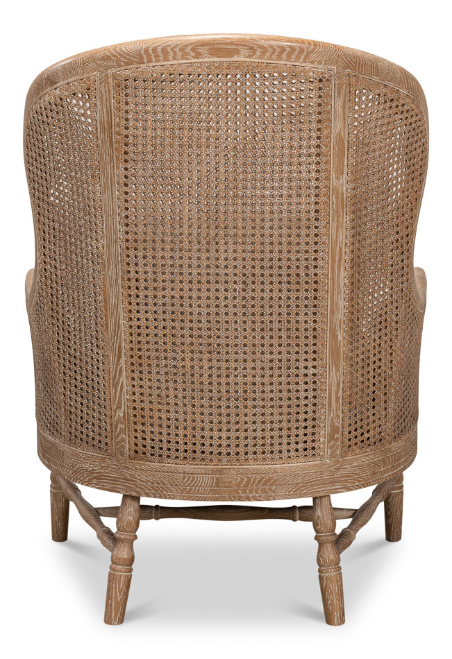 Randolph Wing Chair by Sarreid Ltd - view 4