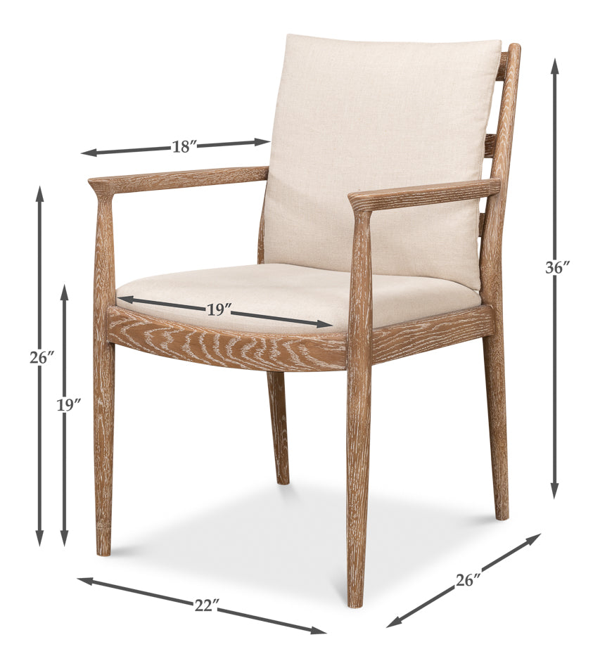 Tugen Armchair by Sarreid Ltd - view 12