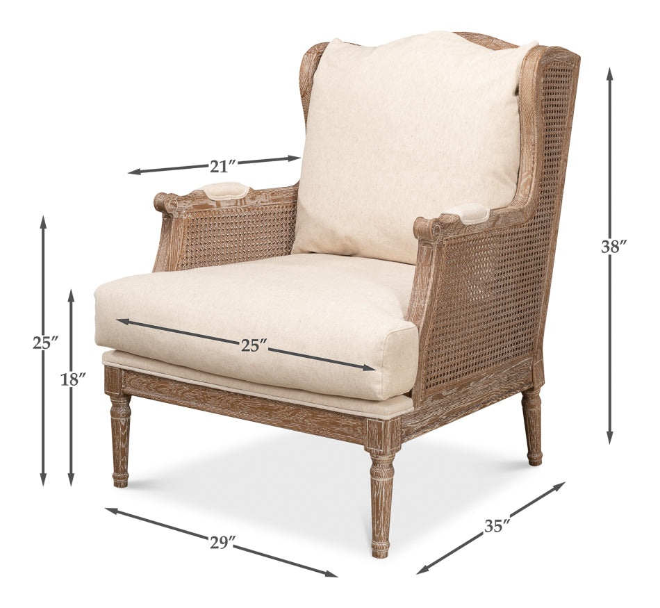 Ava Chair by Sarreid Ltd - view 12