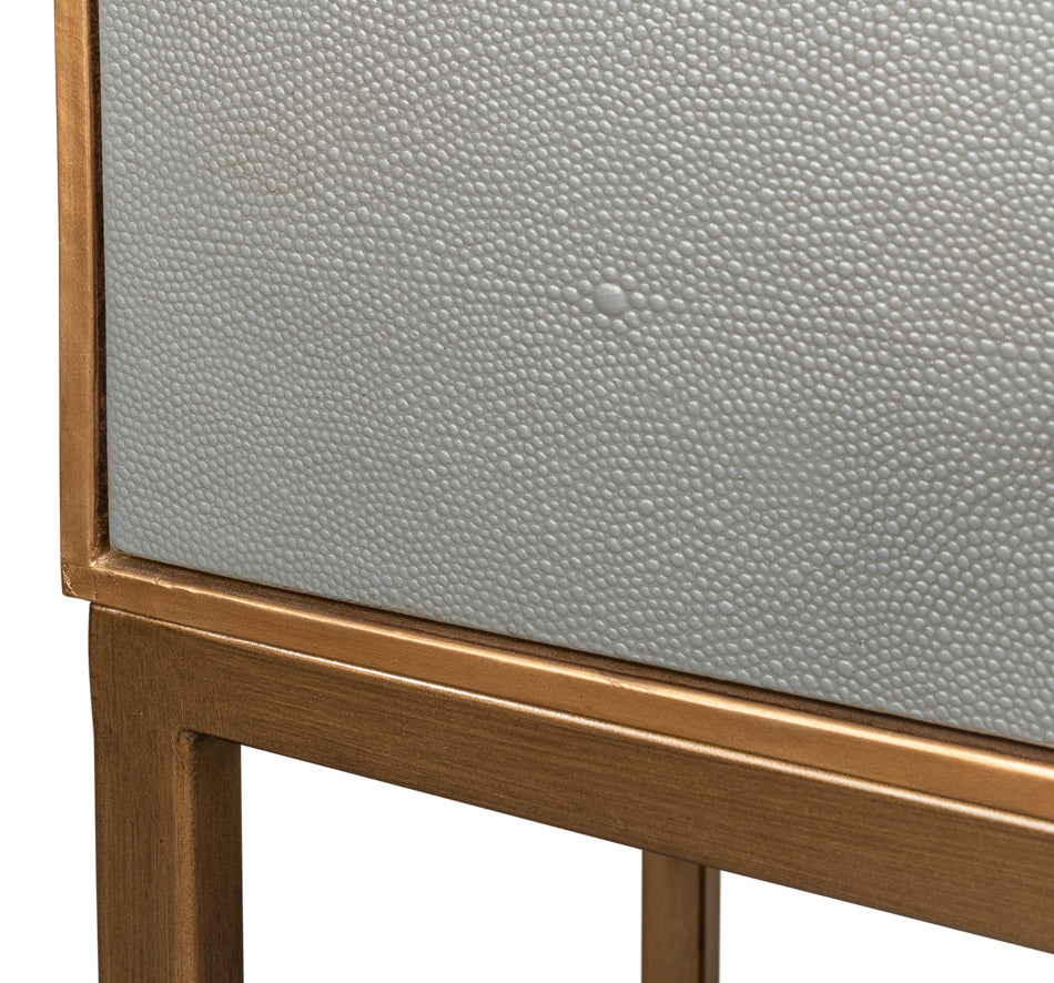 Gillian One Drawer Nightstand, Storm Gry by Sarreid Ltd - view 11