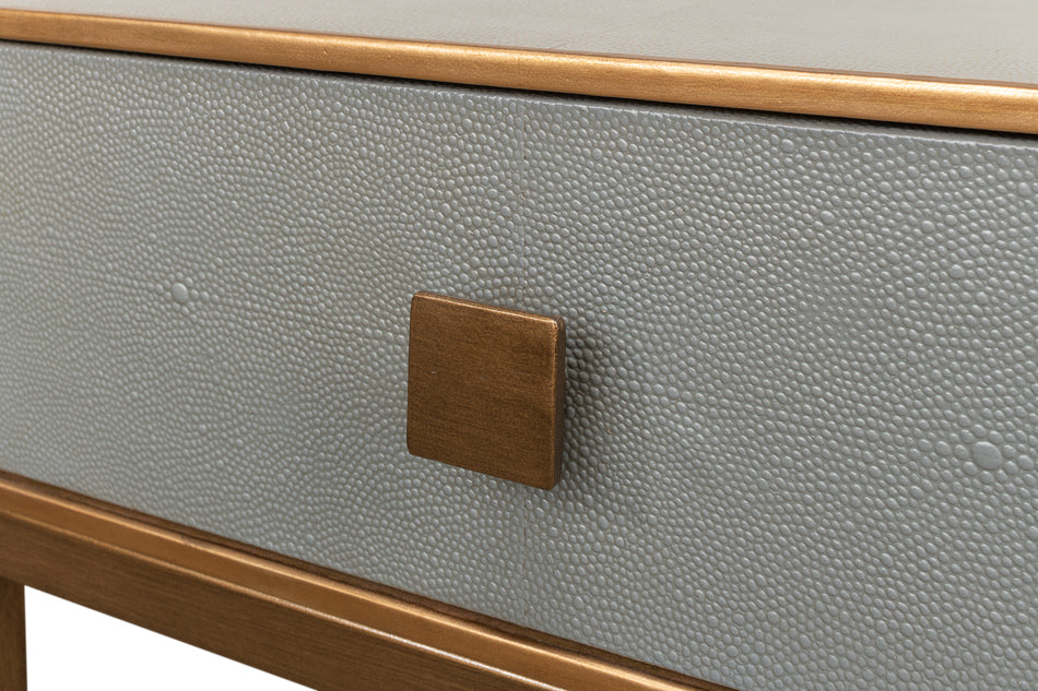 Gillian One Drawer Nightstand, Storm Gry by Sarreid Ltd - view 6