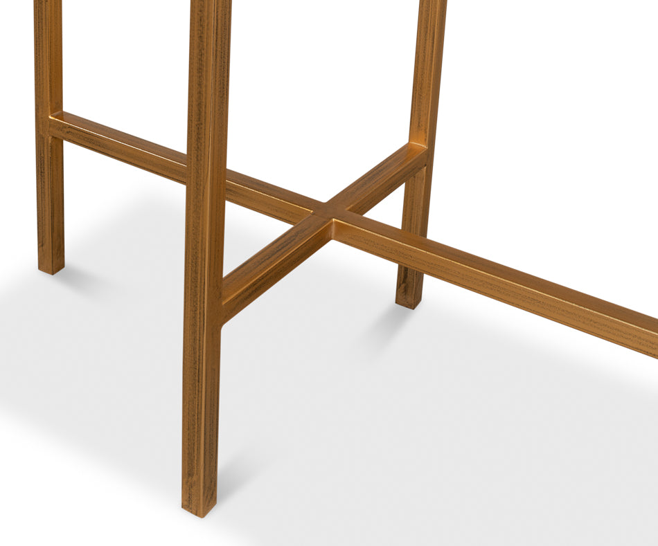 Shagreen Console Table, Osprey White by Sarreid Ltd - view 10