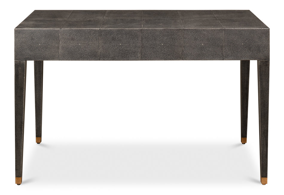Gabriella Shagreen Desk/Table,Ant.Grey by Sarreid Ltd - view 8