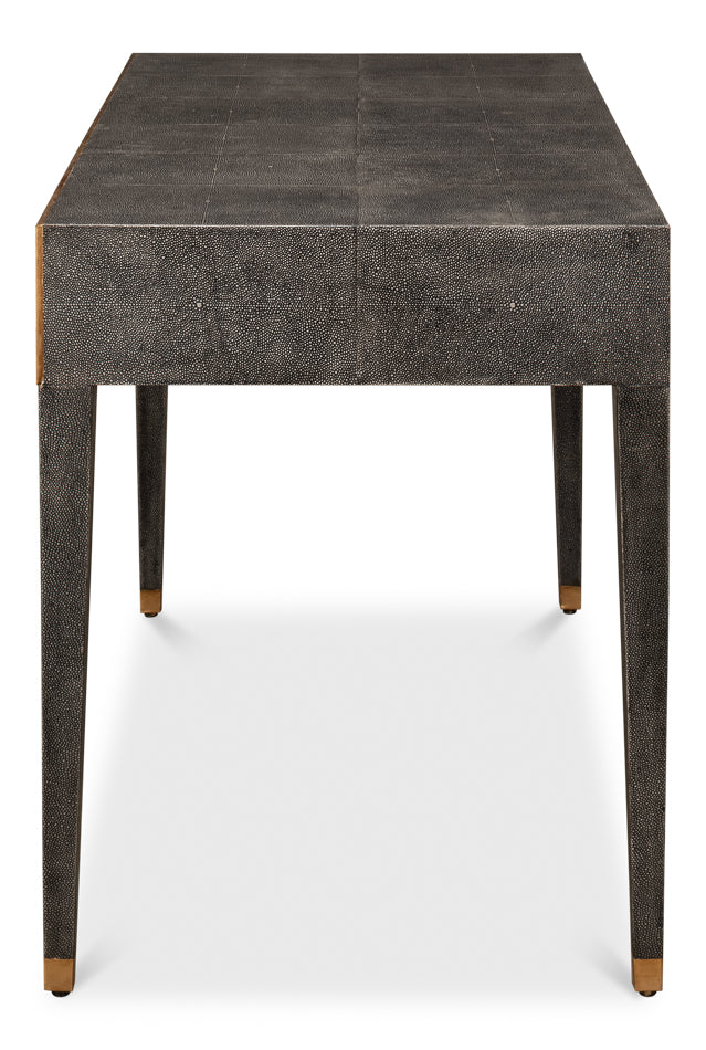 Gabriella Shagreen Desk/Table,Ant.Grey by Sarreid Ltd - view 9