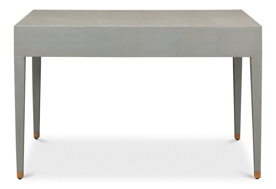 Gabriella Shagreen Desk/Table,Storm Grey by Sarreid Ltd - view 8