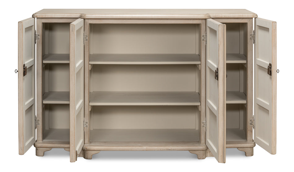 Entree' Sideboard, Stone Grey Finish by Sarreid Ltd - view 3