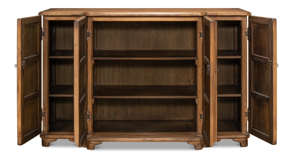 Entree' Sideboard, Brown Finish by Sarreid Ltd - view 3