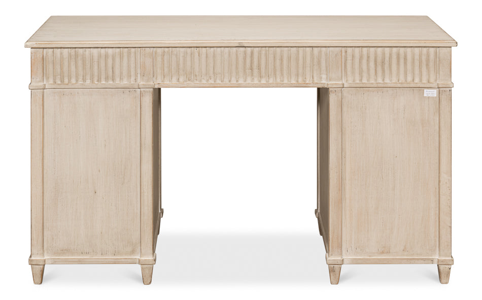 Inspire Desk, Stone Grey by Sarreid Ltd - view 8