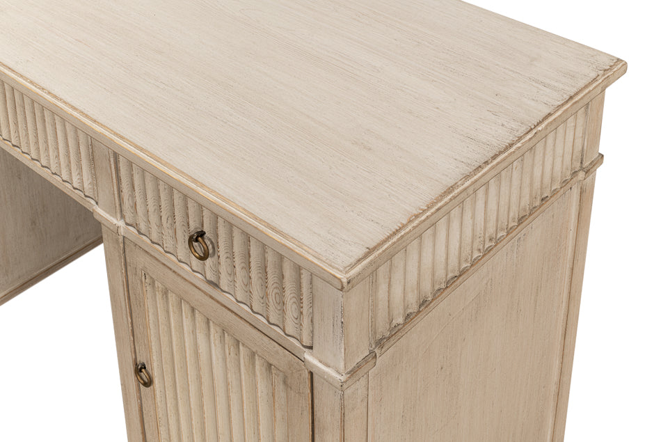 Inspire Desk, Stone Grey by Sarreid Ltd - view 12