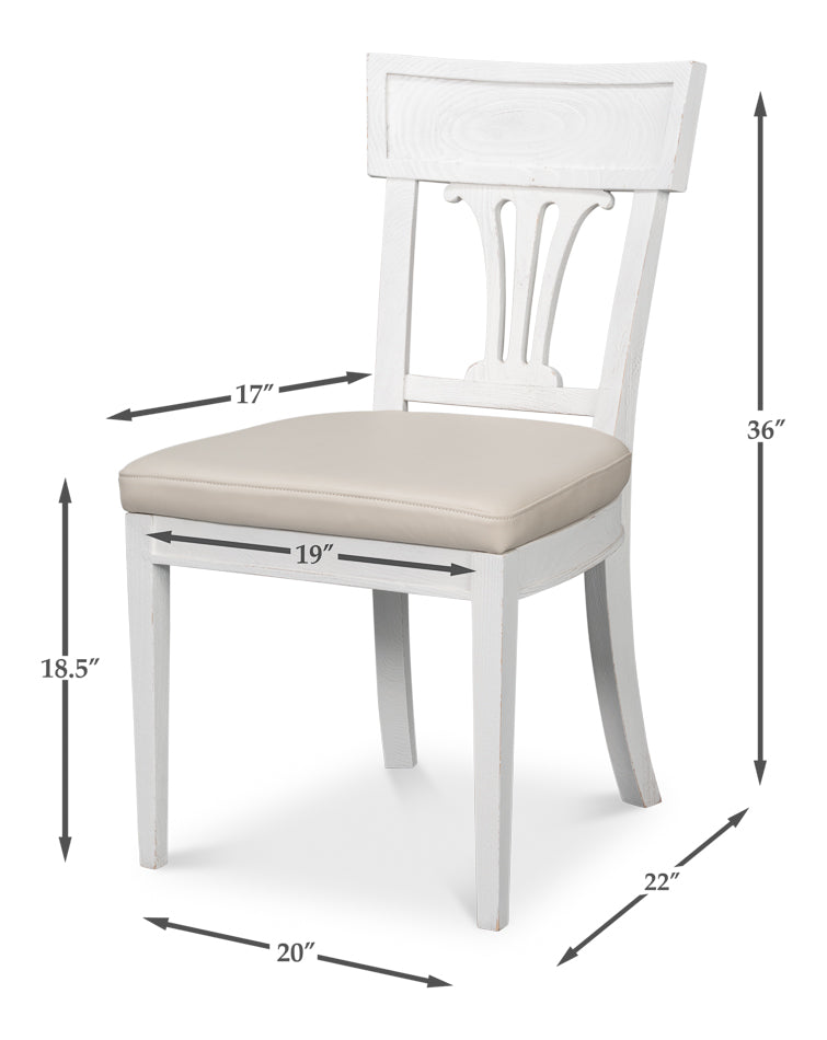 Bondi Bungalow Dining Chair by Sarreid Ltd - view 7