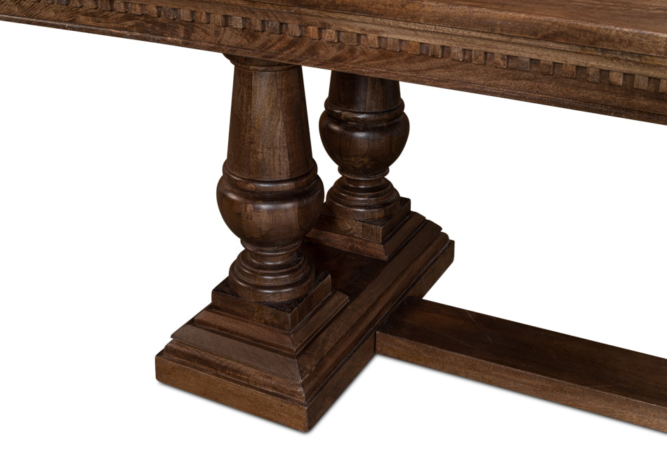Joshua Pedestal Dining Table by Sarreid Ltd - view 11