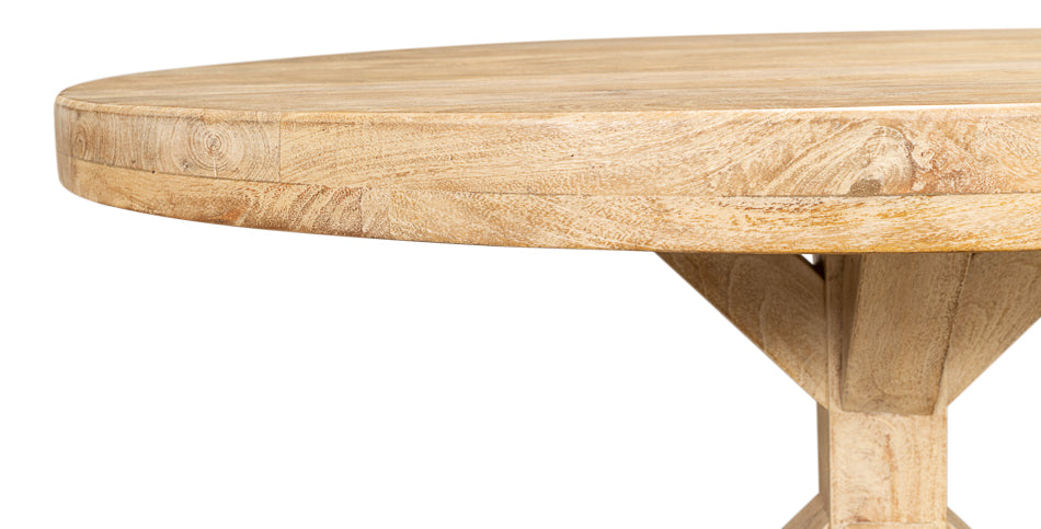 Oleski Round Dining Table by Sarreid Ltd - view 9