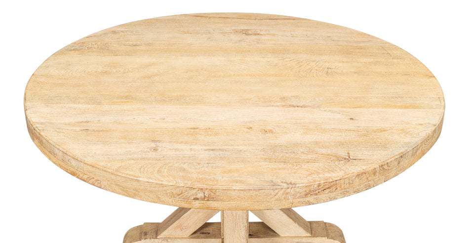 Oleski Round Dining Table by Sarreid Ltd - view 5