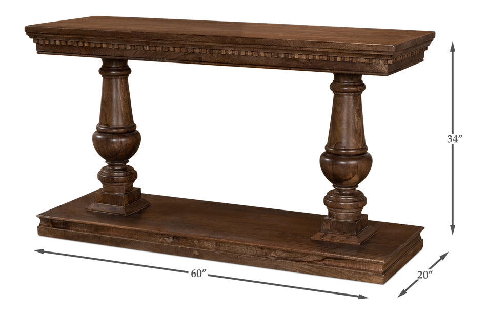 Joshua Console Table by Sarreid Ltd - view 7