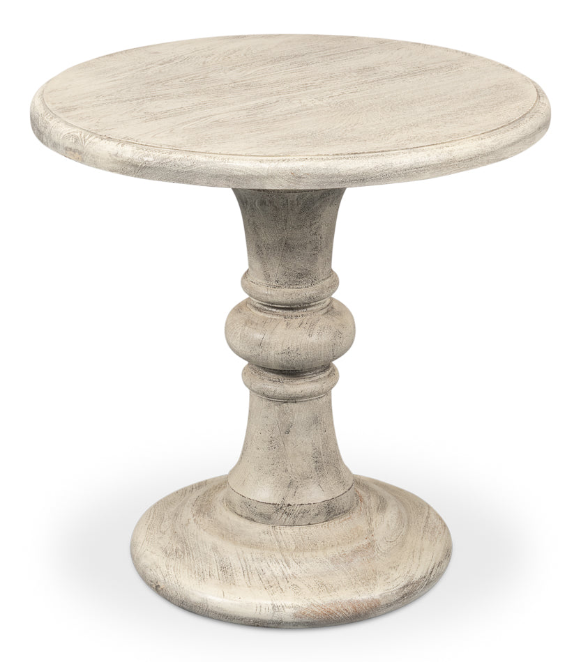Cecelia Pedestal Table by Sarreid Ltd - view 2