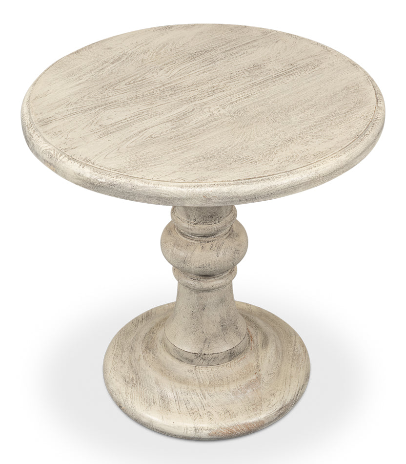 Cecelia Pedestal Table by Sarreid Ltd - view 3