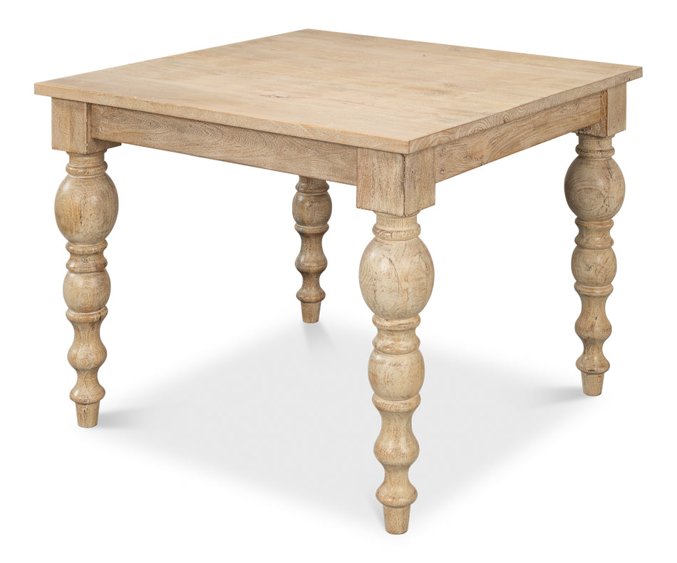 Jocelyn Dining Table, Square by Sarreid Ltd - view 3