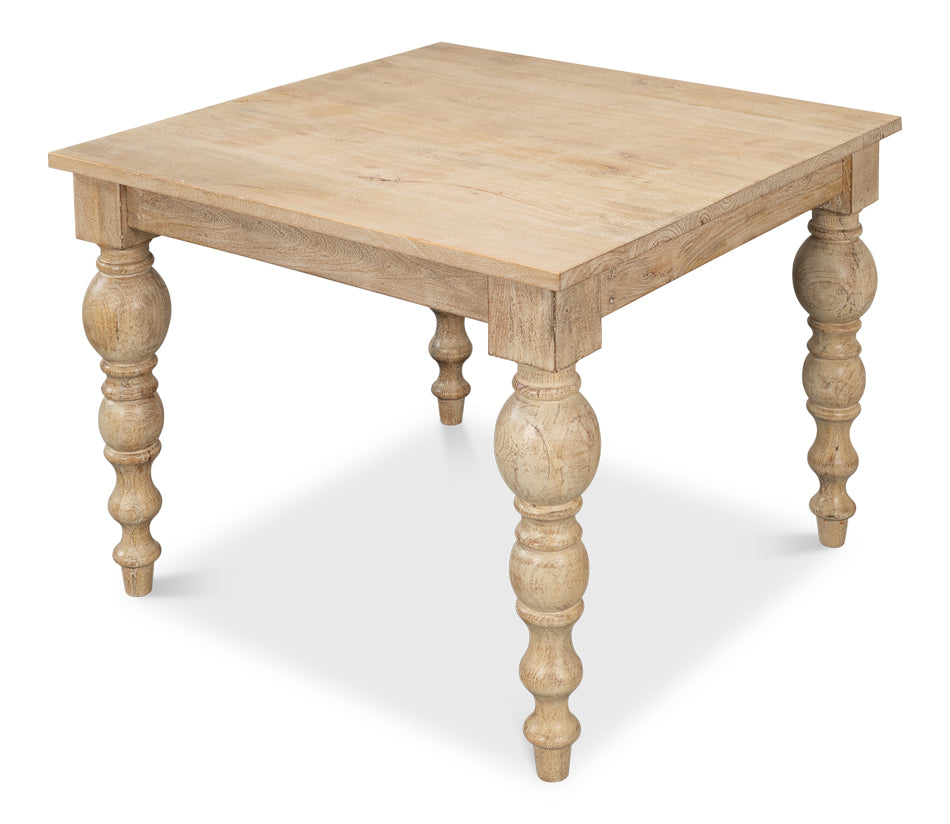 Jocelyn Dining Table, Square by Sarreid Ltd - view 4