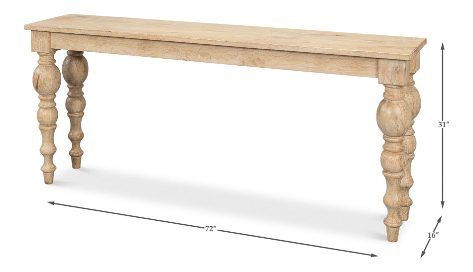 Jocelyn Console Table by Sarreid Ltd - view 7