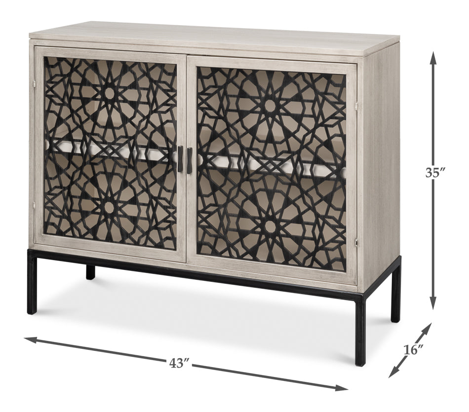 Covet Door Chest by Sarreid Ltd - view 7