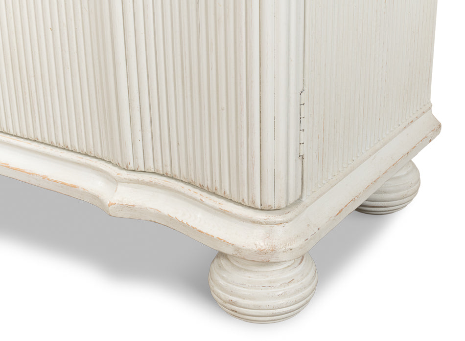 Astrid Entrance Commode, Antique White by Sarreid Ltd - view 12