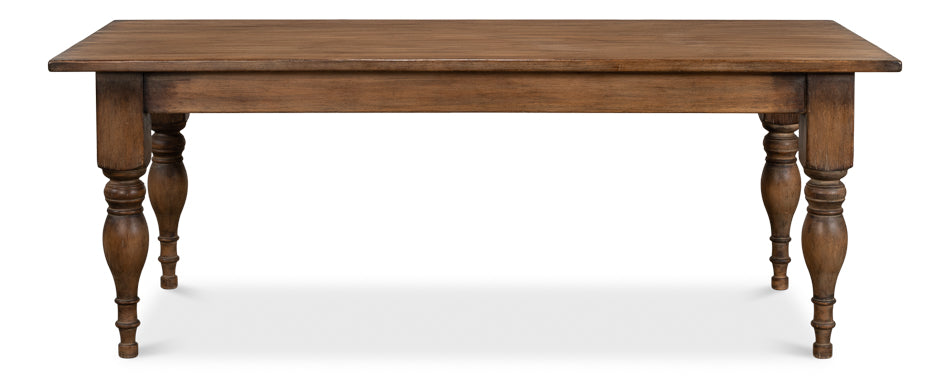 Gabby Dining Table, Brown by Sarreid Ltd - view 2