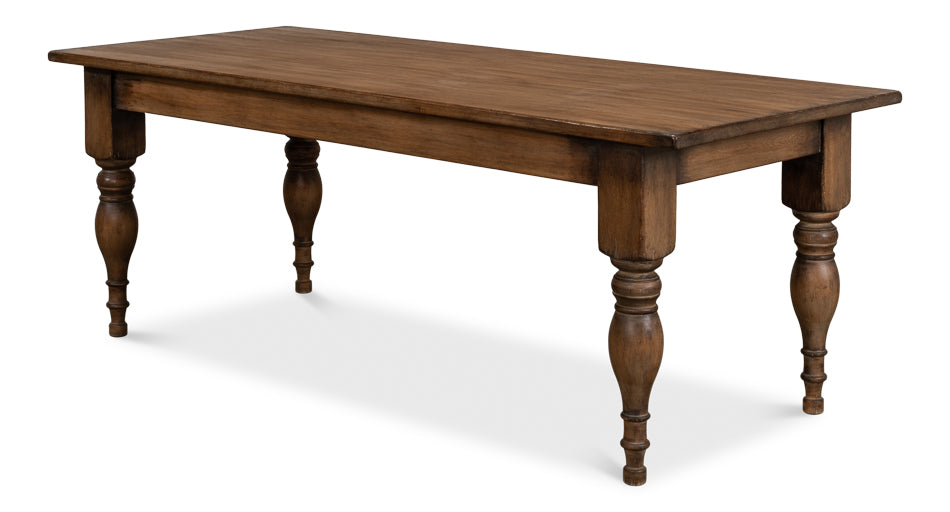 Gabby Dining Table, Brown by Sarreid Ltd - view 3