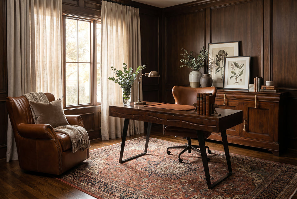 Genius Empire Desk by Sarreid Ltd - view 12