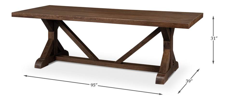 Silas Dining Table by Sarreid Ltd - view 7